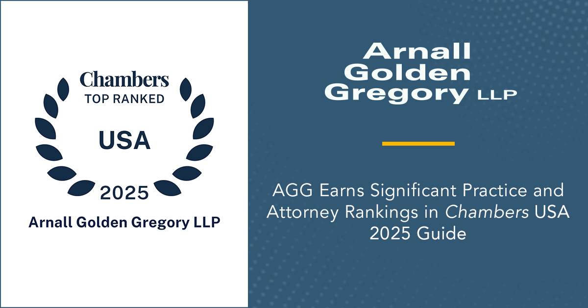 AGG Earns Significant Practice and Attorney Rankings in Chambers USA ...